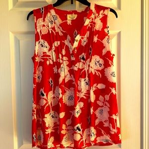 Summer sleeveless tunic top. Lightweight and lively